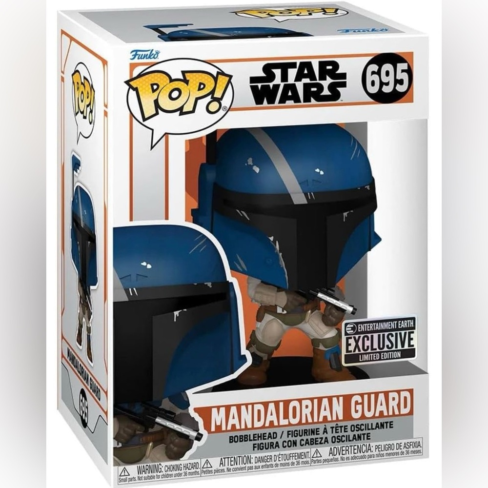 Funko Pop! Star Wars The Mandalorian Guard #695 Exclusive With Protector